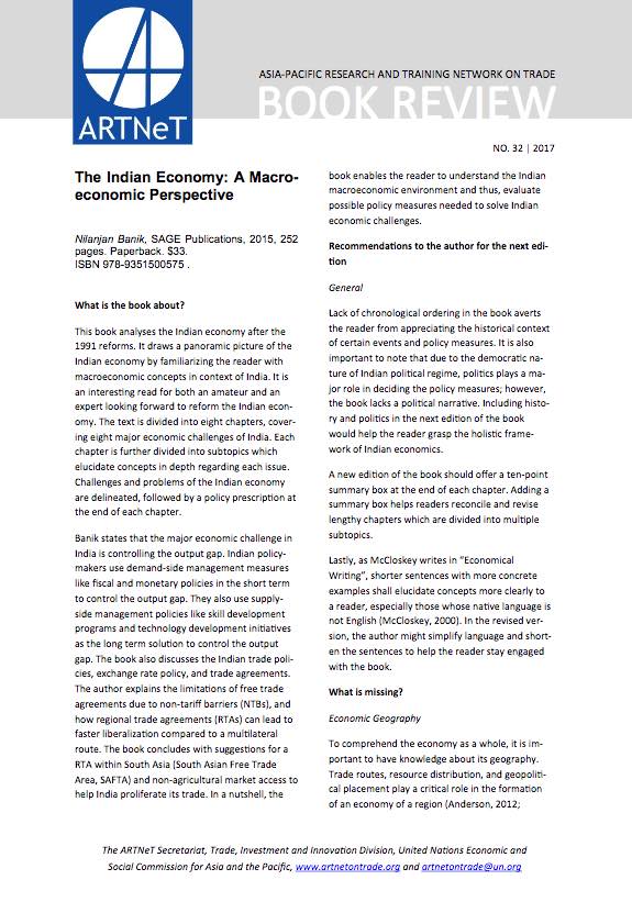 Indian Economy - macroeconomic perspective